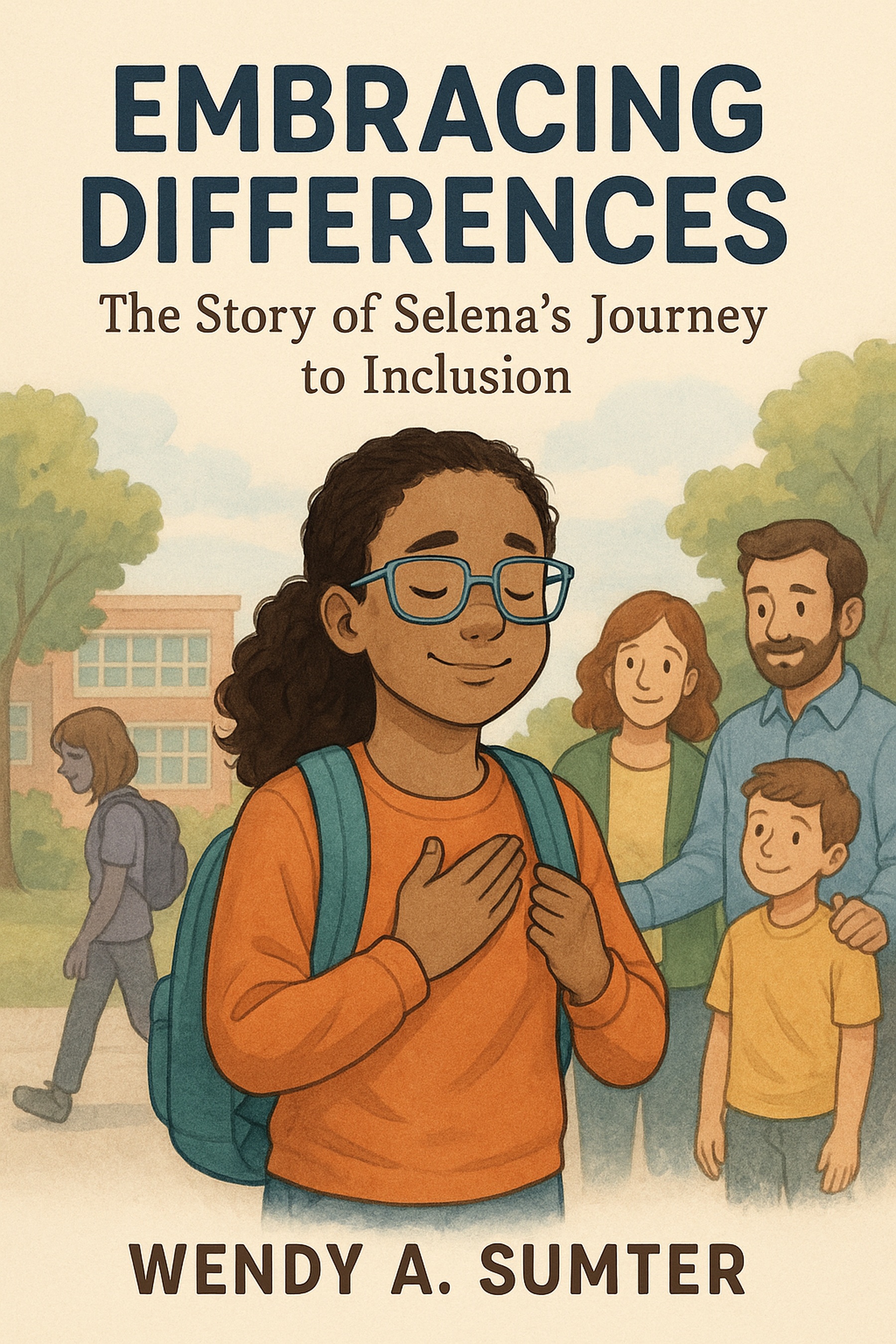 Embracing Differences: The Story of Selena's Journey to Inclusion book cover