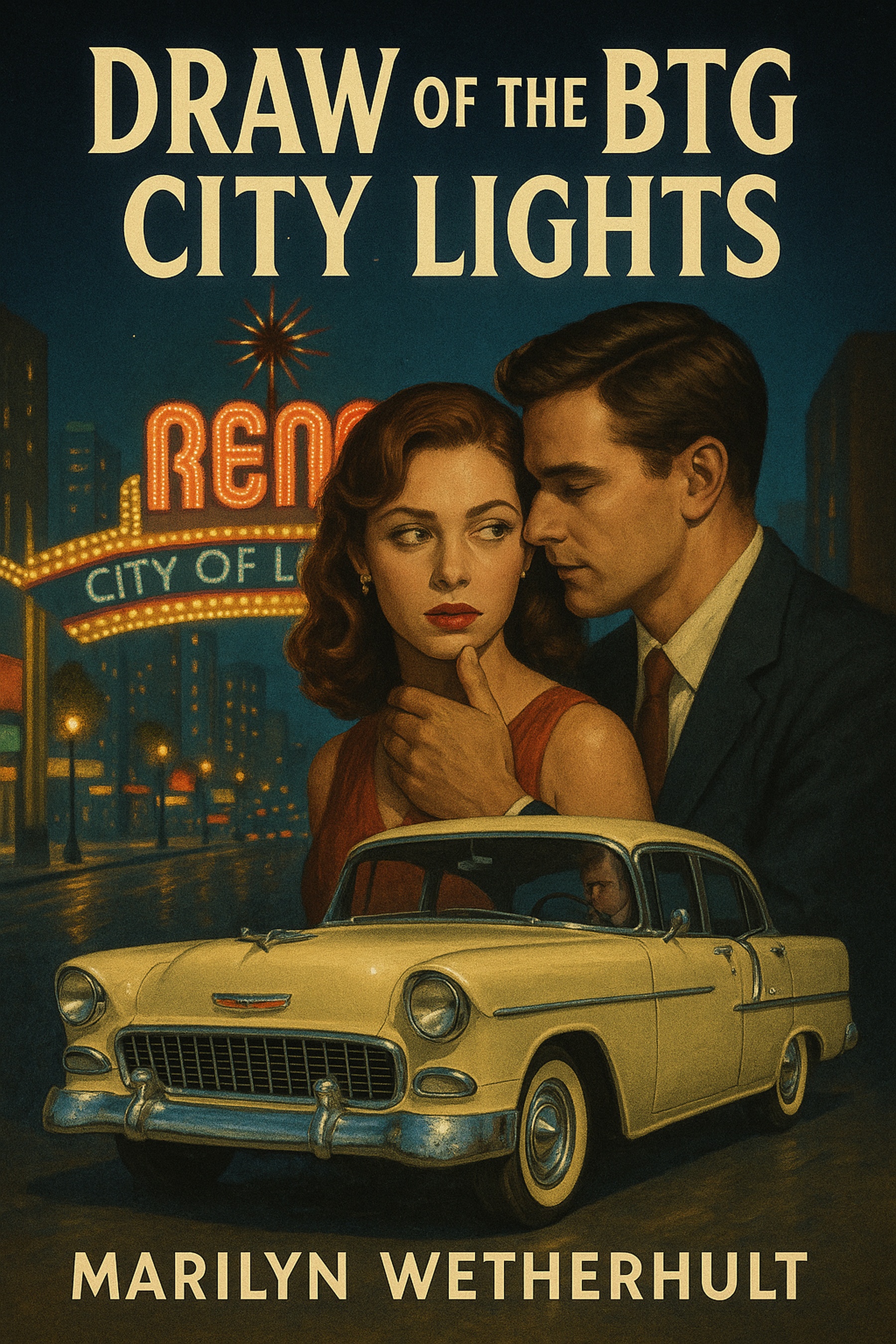 Draw of the bIg City lights by Marilyn Whetherhult